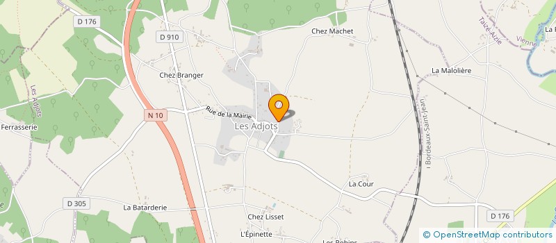 localisation de l'entreprise MONSIEUR PIERRE PREZELIN à LES ADJOTS