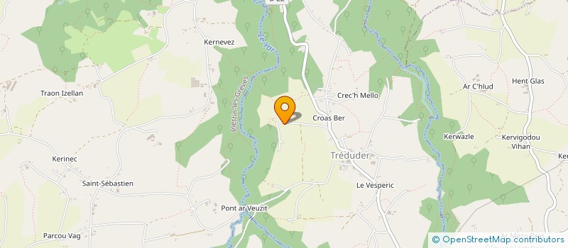 localisation de l'entreprise MONSIEUR PIERRE PRIGENT à TREDUDER