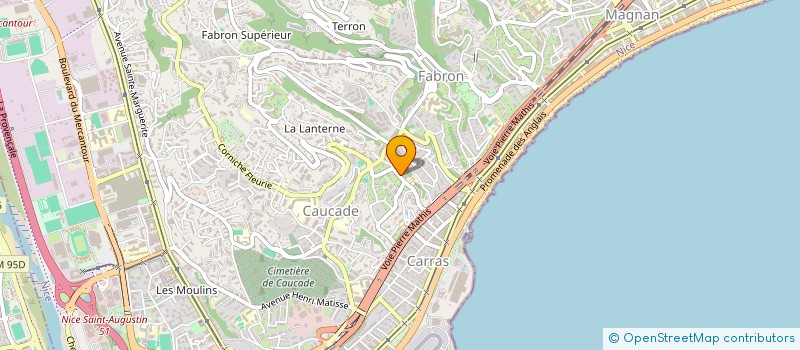 localisation de l'entreprise MONSIEUR PIERRE PRIOLO à NICE