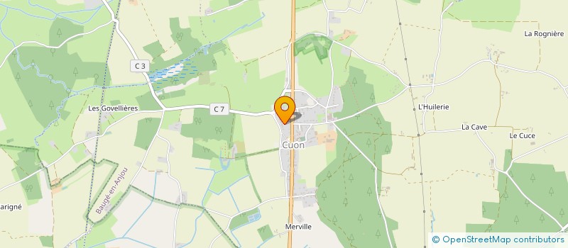 localisation de l'entreprise MONSIEUR PIERRE PRIOU à BAUGE-EN-ANJOU