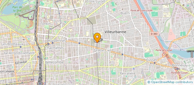 localisation de l'entreprise MONSIEUR PIERRE PROST  VILLEURBANNE