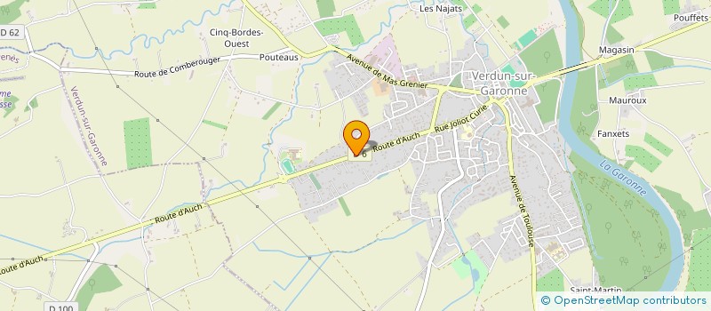 localisation de l'entreprise MONSIEUR PIERRE PROUET  MAS-GRENIER