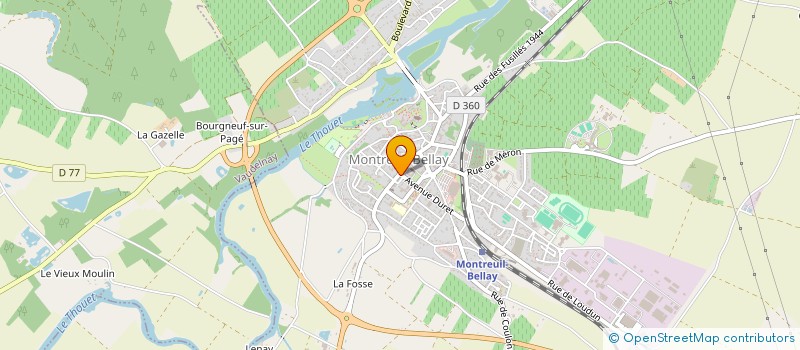 localisation de l'entreprise MONSIEUR PIERRE PROUST à MONTREUIL-BELLAY