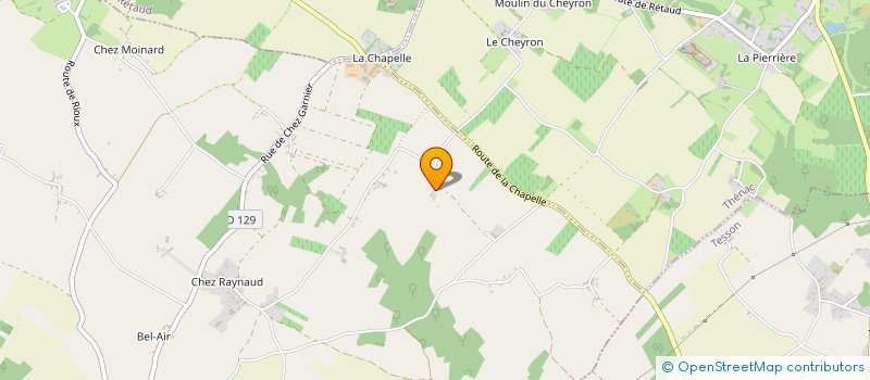 localisation de l'entreprise MONSIEUR PIERRE PROUST  THENAC