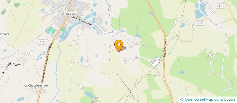 localisation de l'entreprise MONSIEUR PIERRE PROUST  BRESSUIRE