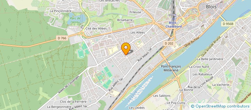 localisation de l'entreprise MONSIEUR PIERRE PROVOT  BLOIS