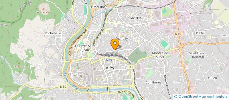 localisation de l'entreprise MONSIEUR PIERRE PRUNARETTY  ALES