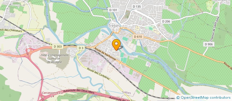 localisation de l'entreprise MONSIEUR PIERRE PUCCI  TREBES