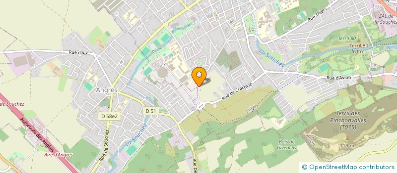 localisation de l'entreprise MONSIEUR PIERRE PUCHOIS  LIEVIN