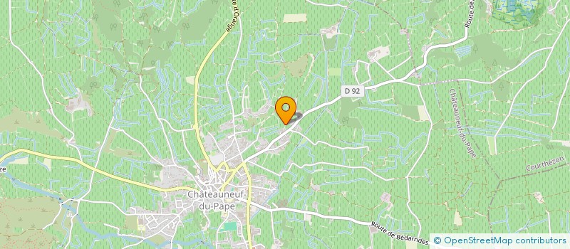 localisation de l'entreprise MONSIEUR PIERRE PUGET  CHATEAUNEUF-DU-PAPE