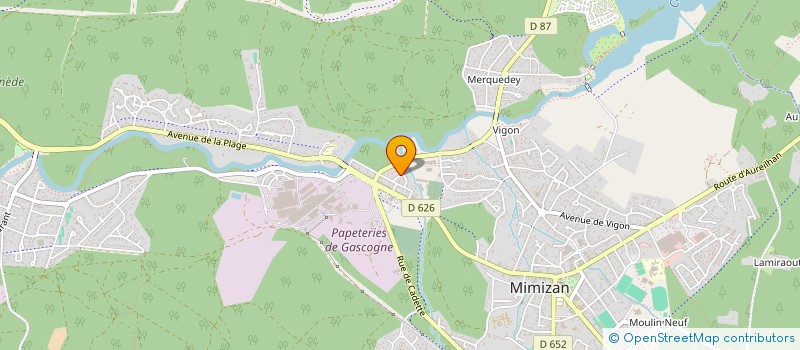 localisation de l'entreprise MONSIEUR PIERRE PUIG  MIMIZAN