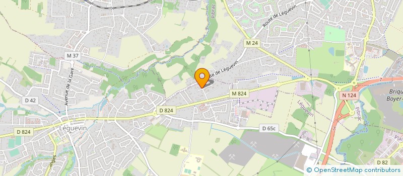 localisation de l'entreprise MONSIEUR PIERRE PUISSEGUR  LEGUEVIN