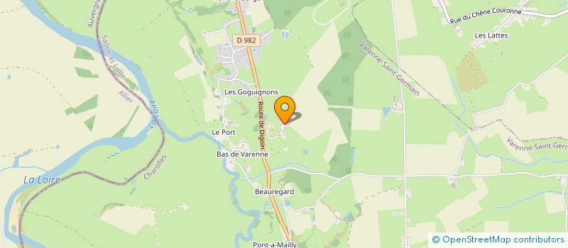 localisation de l'entreprise MONSIEUR PIERRE QUELIN  VARENNE-SAINT-GERMAIN