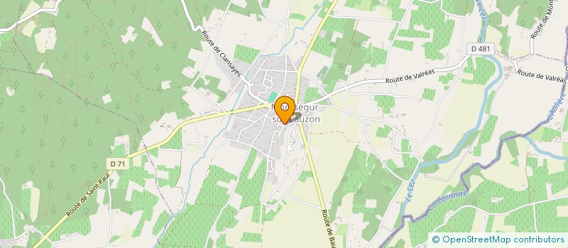 localisation de l'entreprise MONSIEUR PIERRE-QUENTIN AUGIER  MONTSEGUR-SUR-LAUZON