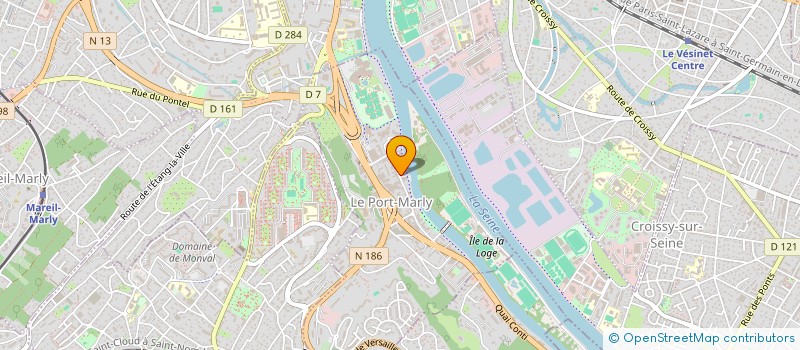 localisation de l'entreprise MONSIEUR PIERRE QUEROMES  LE PORT-MARLY