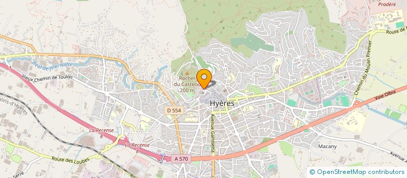 localisation de l'entreprise MONSIEUR PIERRE QUETIER à HYERES