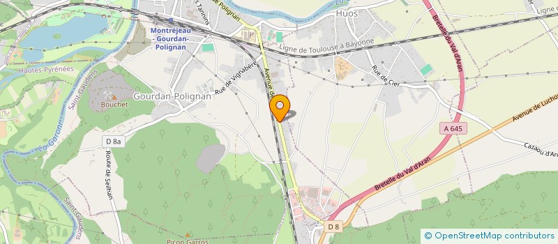 localisation de l'entreprise MONSIEUR PIERRE QUINQUIRY  GOURDAN-POLIGNAN