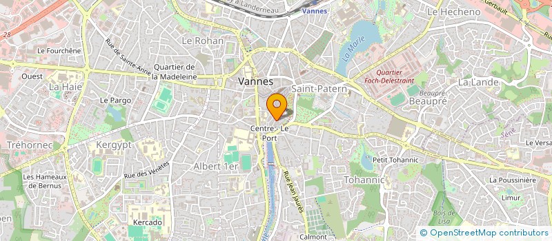 localisation de l'entreprise MONSIEUR PIERRE RABARDEL à VANNES