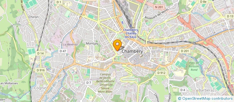 localisation de l'entreprise MONSIEUR PIERRE RADIC  CHAMBERY