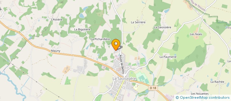 localisation de l'entreprise MONSIEUR PIERRE RADIGUE à LES MONTS-D'ANDAINE