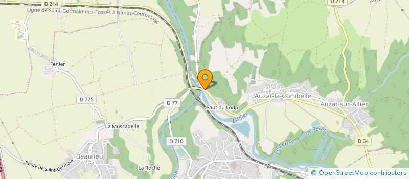 localisation de l'entreprise MONSIEUR PIERRE RAFFIER  AUZAT-LA-COMBELLE