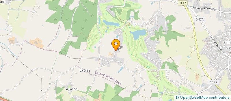 localisation de l'entreprise MONSIEUR PIERRE RAGOT  SAINT-ANDRE-DES-EAUX