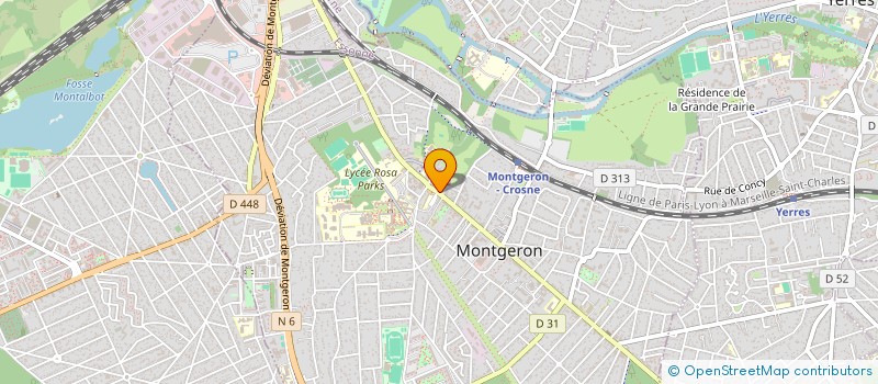 localisation de l'entreprise MONSIEUR PIERRE RAGOT à MONTGERON
