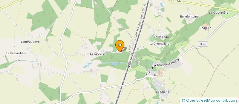 localisation de l'entreprise MONSIEUR PIERRE RALLET  CELLE-LEVESCAULT