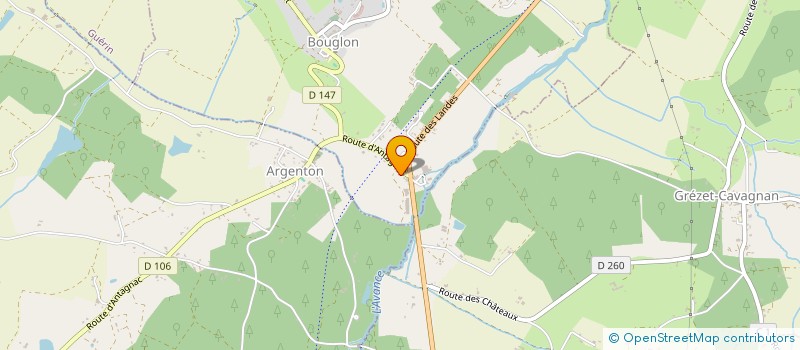 localisation de l'entreprise MONSIEUR PIERRE RAMBAUD  BOUGLON