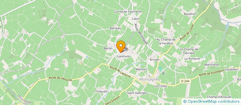 localisation de l'entreprise MONSIEUR PIERRE RAMBEAUD  MONTAGNE