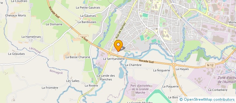 localisation de l'entreprise MONSIEUR PIERRE RAMEL  FOUGERES