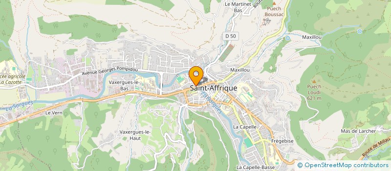 localisation de l'entreprise MONSIEUR PIERRE RAMEN  SAINT-AFFRIQUE