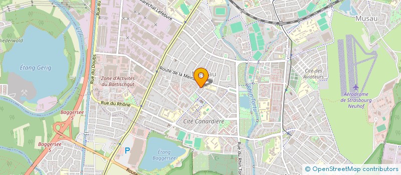 localisation de l'entreprise MONSIEUR PIERRE RAMSPACHER  STRASBOURG