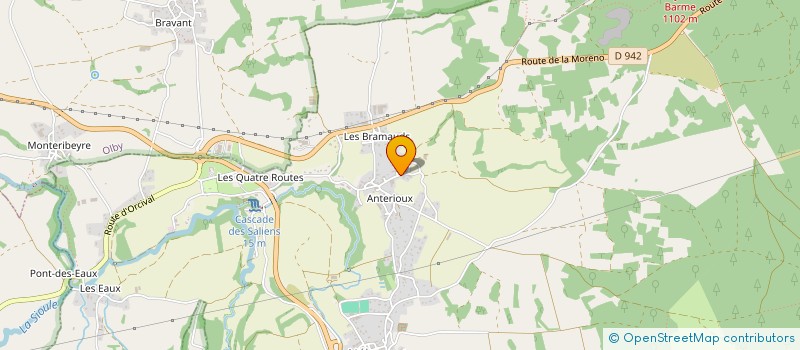 localisation de l'entreprise MONSIEUR PIERRE RANDANNE  PERPEZAT