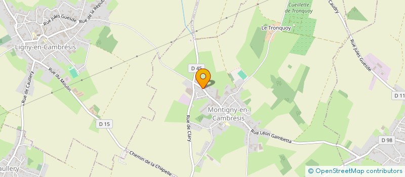 localisation de l'entreprise MONSIEUR PIERRE RANSQUIN à MONTIGNY-EN-CAMBRESIS