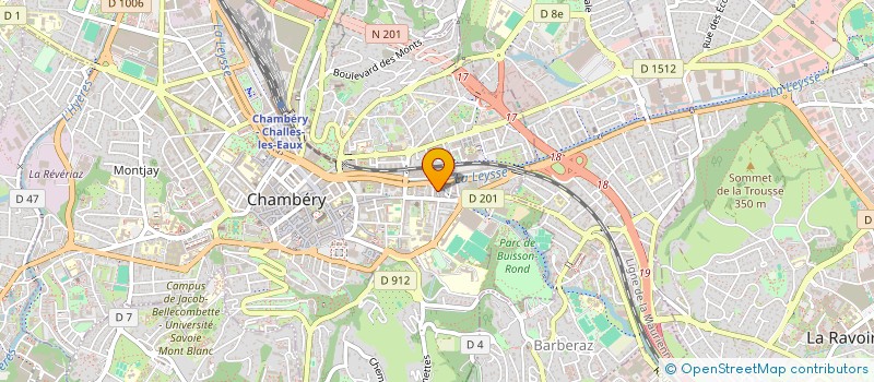 localisation de l'entreprise MONSIEUR PIERRE RAT-PATRON  CHAMBERY