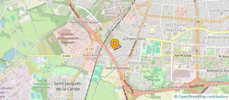 localisation de l'entreprise MONSIEUR PIERRE RATINAUD  SAINT-JACQUES-DE-LA-LANDE