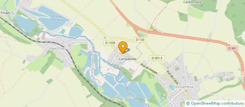 localisation de l'entreprise MONSIEUR PIERRE RATTE  MILLY-SUR-THERAIN