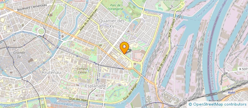 localisation de l'entreprise MONSIEUR PIERRE RAULET à STRASBOURG
