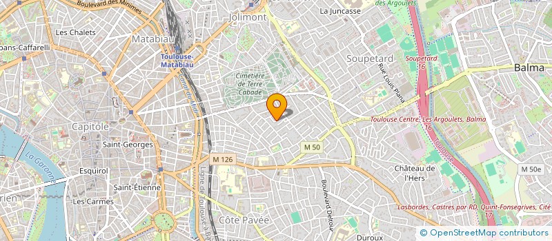 localisation de l'entreprise MONSIEUR PIERRE RAULET à TOULOUSE