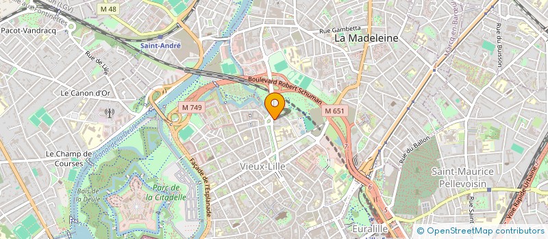 localisation de l'entreprise MONSIEUR PIERRE RAUSCENT à LILLE