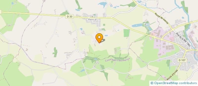 localisation de l'entreprise MONSIEUR PIERRE RAVE  HERCE