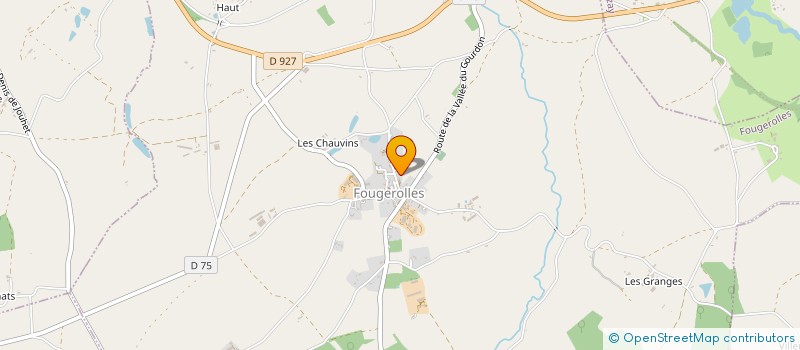 localisation de l'entreprise MONSIEUR PIERRE RAVEAU à FOUGEROLLES