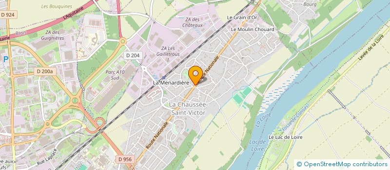 localisation de l'entreprise MONSIEUR PIERRE RAVENEAU  LA CHAUSSEE-SAINT-VICTOR