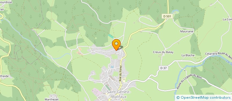 localisation de l'entreprise MONSIEUR PIERRE RAVON  SAINT-GENEST-MALIFAUX