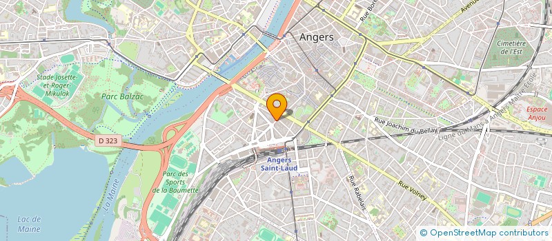 localisation de l'entreprise MONSIEUR PIERRE RAYMOND à ANGERS