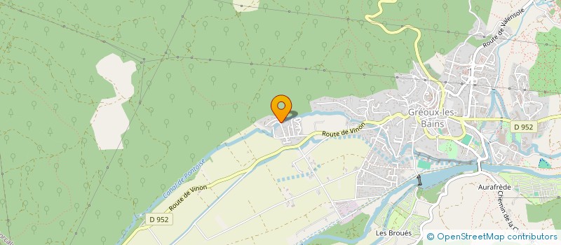 localisation de l'entreprise MONSIEUR PIERRE RAYMOND DEVAUX  GREOUX-LES-BAINS