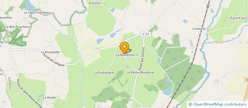 localisation de l'entreprise MONSIEUR PIERRE RAYNAL à LA MEYZE