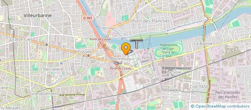 localisation de l'entreprise MONSIEUR PIERRE RAYNAUD  VILLEURBANNE