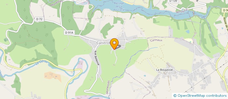 localisation de l'entreprise MONSIEUR PIERRE RAYSSAC  MONESTIES